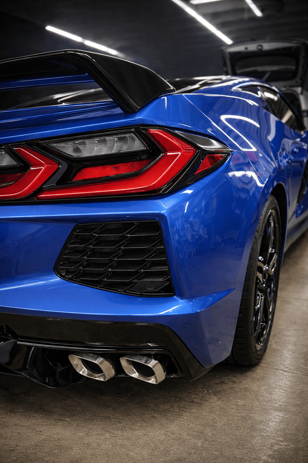 Ceramic coating detail close-up