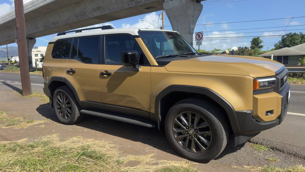 Toyota Land Cruiser before ceramic coating preparation