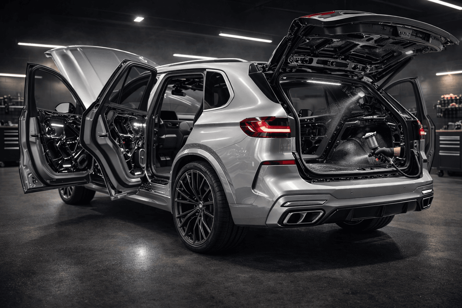 Total protection bumper and paint component